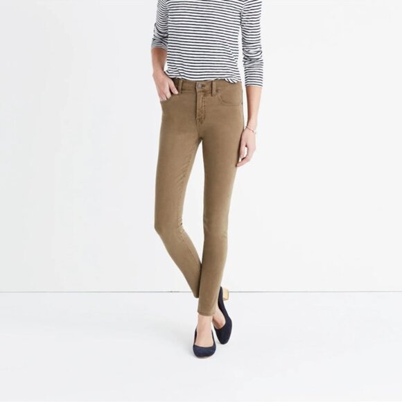 NWT MADEWELL Women’s 9” High Rise Skinny Jeans ST G2999 Garment-Dyed Size 32